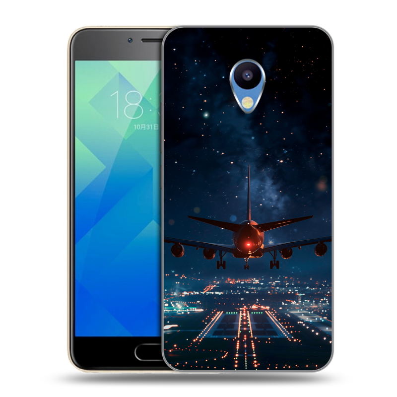 Пластиковый чехол на Meizu M5 с принтом самолет Пластиковый чехол на Meizu M5 с принтом самолет