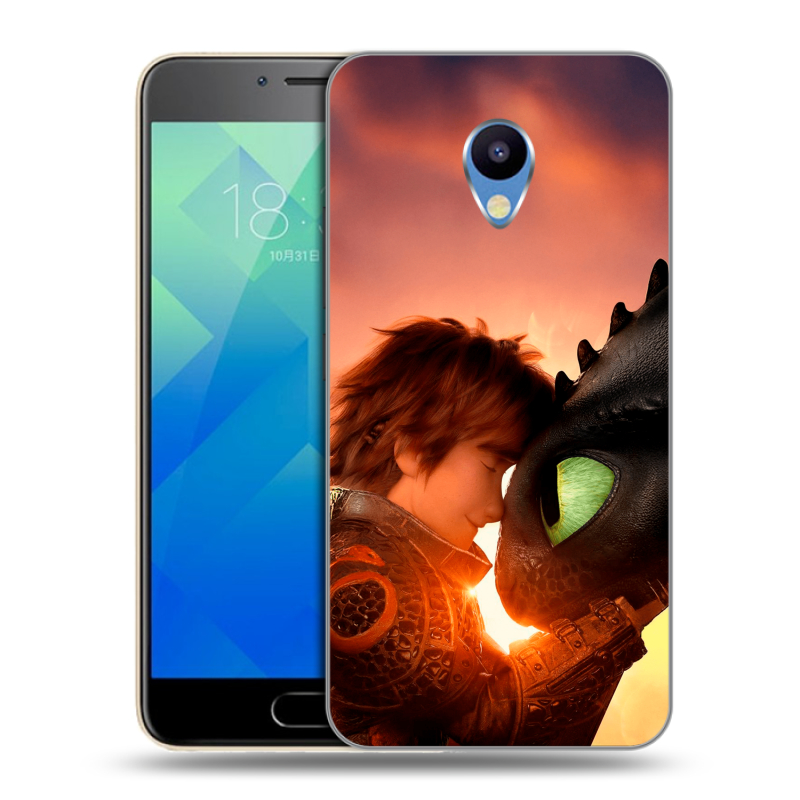 Силиконовый чехол на Meizu M5 с принтом Как приручить дракона Силиконовый чехол на Meizu M5 с принтом Как приручить дракона
