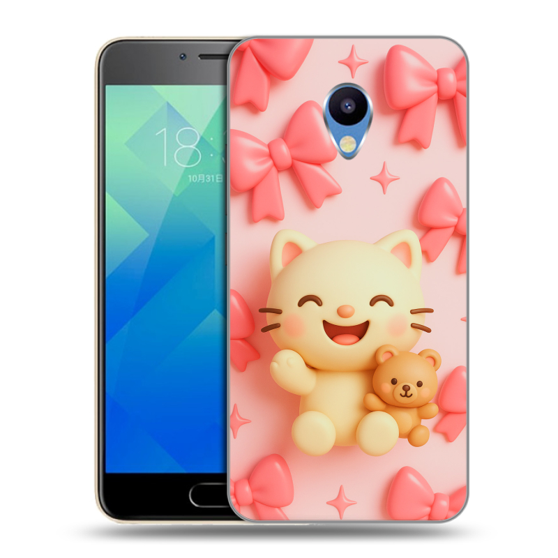 Силиконовый чехол на Meizu M5 с принтом для девочек Силиконовый чехол на Meizu M5 с принтом для девочек