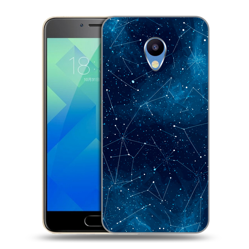 Силиконовый чехол на Meizu M5 с принтом Космос звезды Силиконовый чехол на Meizu M5 с принтом Космос звезды