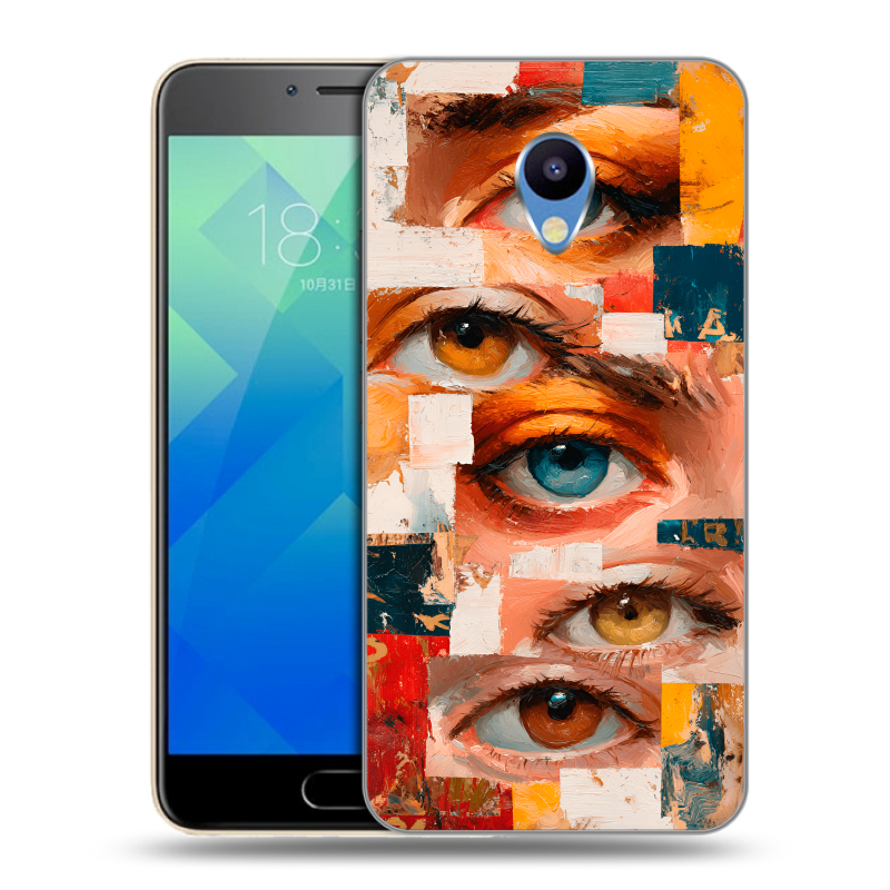 Силиконовый чехол на Meizu M5 с принтом Модный принт Силиконовый чехол на Meizu M5 с принтом Модный принт
