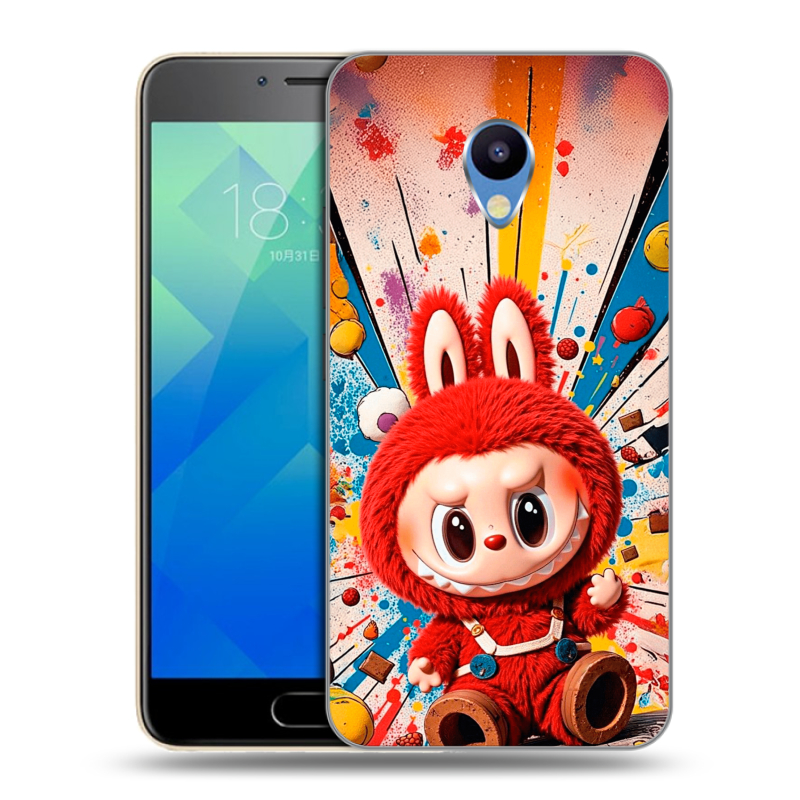 Пластиковый чехол на Meizu M5 с принтом Labubu Лабубу Пластиковый чехол на Meizu M5 с принтом Labubu Лабубу
