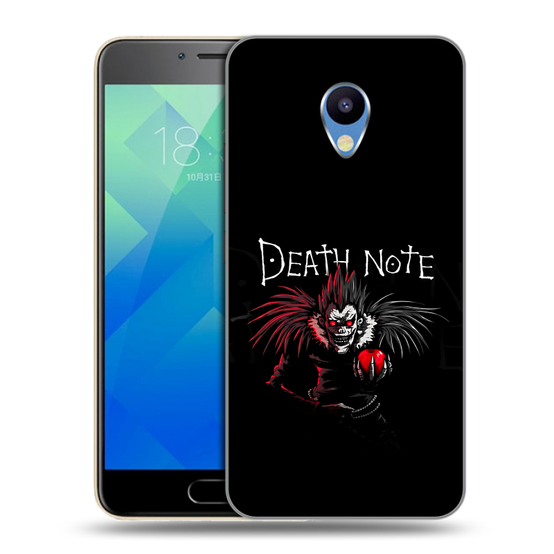 Пластиковый чехол на Meizu M5 с принтом Death note Тетрадь смерти Пластиковый чехол на Meizu M5 с принтом Death note Тетрадь смерти