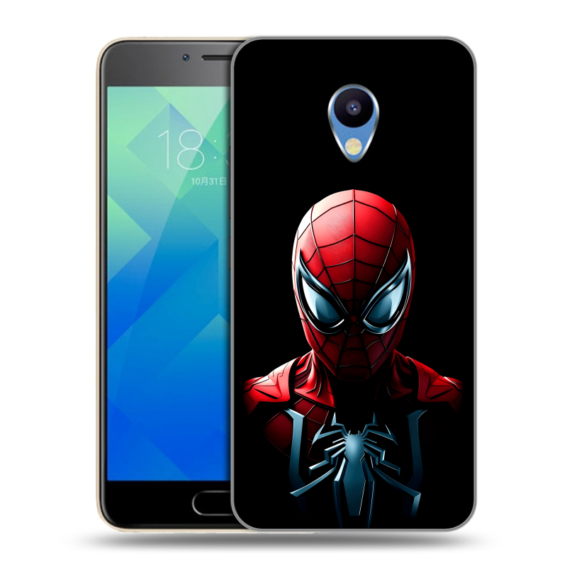 Пластиковый чехол на Meizu M5 с принтом Spiderman Человек паук Пластиковый чехол на Meizu M5 с принтом Spiderman Человек паук
