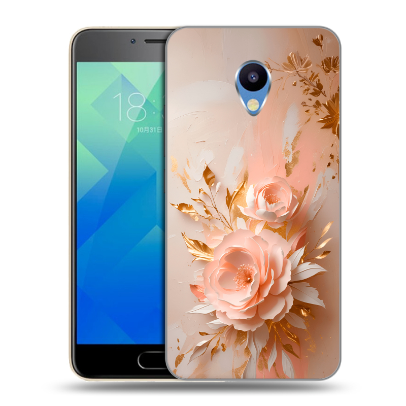 Пластиковый чехол на Meizu M5 с принтом женский Пластиковый чехол на Meizu M5 с принтом женский