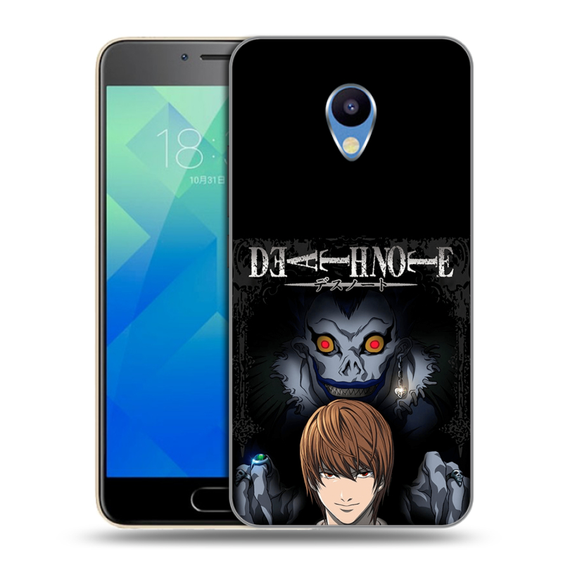 Пластиковый чехол на Meizu M5 с принтом Death note Тетрадь смерти Пластиковый чехол на Meizu M5 с принтом Death note Тетрадь смерти