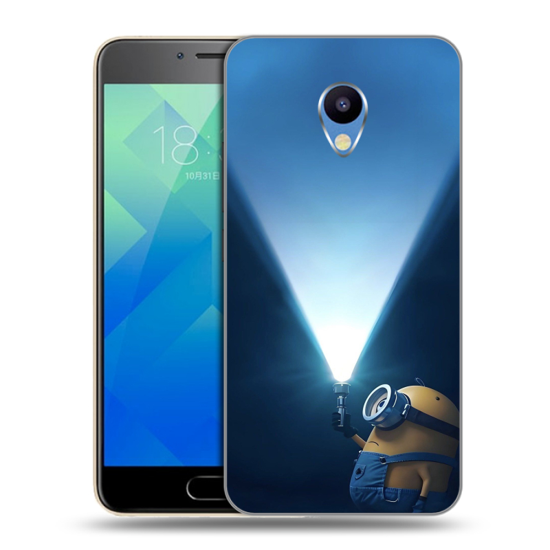Пластиковый чехол на Meizu M5 с принтом Миньоны Пластиковый чехол на Meizu M5 с принтом Миньоны