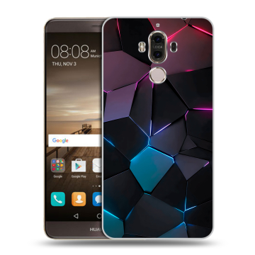 Пластиковый чехол на Huawei Mate 9 с принтом Геометрия неона Пластиковый чехол на Huawei Mate 9 с принтом Геометрия неона