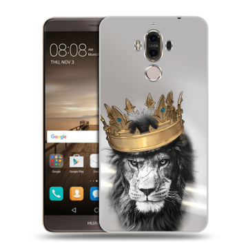 Пластиковый чехол на Huawei Mate 9 с принтом Лев с короной Пластиковый чехол на Huawei Mate 9 с принтом Лев с короной