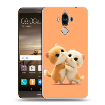 Пластиковый чехол на Huawei Mate 9 с принтом Милые котики Пластиковый чехол на Huawei Mate 9 с принтом Милые котики