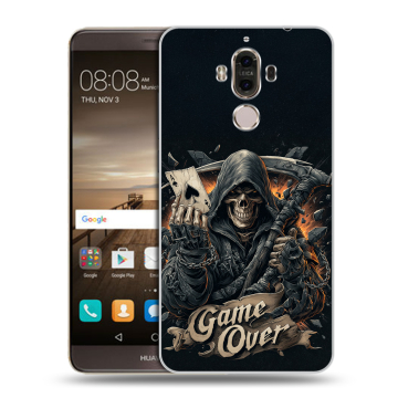 Пластиковый чехол на Huawei Mate 9 с принтом Скелет карты Пластиковый чехол на Huawei Mate 9 с принтом Скелет карты