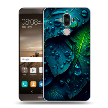 Пластиковый чехол на Huawei Mate 9 с принтом Листья Пластиковый чехол на Huawei Mate 9 с принтом Листья