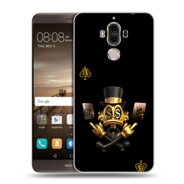 Пластиковый чехол на Huawei Mate 9 с принтом Золотой скрудж макдак