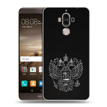 Пластиковый чехол на Huawei Mate 9 с принтом Герб России