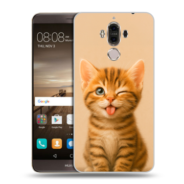 Пластиковый чехол на Huawei Mate 9 с принтом котенок Пластиковый чехол на Huawei Mate 9 с принтом котенок