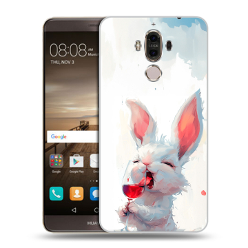 Пластиковый чехол на Huawei Mate 9 с принтом кролик зайчик Пластиковый чехол на Huawei Mate 9 с принтом кролик зайчик