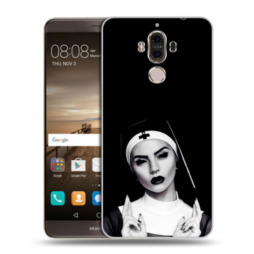 Пластиковый чехол на Huawei Mate 9 с принтом монашка Пластиковый чехол на Huawei Mate 9 с принтом монашка