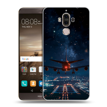 Пластиковый чехол на Huawei Mate 9 с принтом самолет Пластиковый чехол на Huawei Mate 9 с принтом самолет