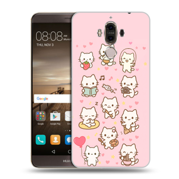 Пластиковый чехол на Huawei Mate 9 с принтом Hello Kitty Хелоу Кити Пластиковый чехол на Huawei Mate 9 с принтом Hello Kitty Хелоу Кити