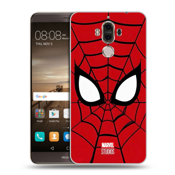 Пластиковый чехол на Huawei Mate 9 с принтом человек паук spiderman