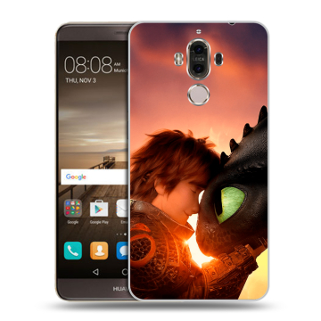 Пластиковый чехол на Huawei Mate 9 с принтом Как приручить дракона