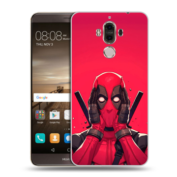 Пластиковый чехол на Huawei Mate 9 с принтом Дедпул Deadpool