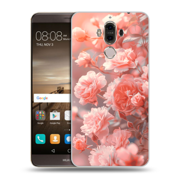Пластиковый чехол на Huawei Mate 9 с принтом Розы цветы Пластиковый чехол на Huawei Mate 9 с принтом Розы цветы