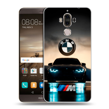 Пластиковый чехол на Huawei Mate 9 с принтом БМВ BMW