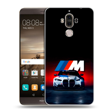 Пластиковый чехол на Huawei Mate 9 с принтом БМВ BMW