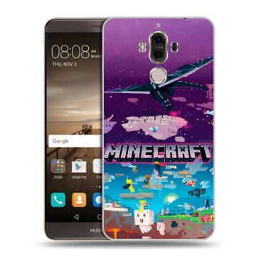 Пластиковый чехол на Huawei Mate 9 с принтом Майнкрафт Minecraft Пластиковый чехол на Huawei Mate 9 с принтом Майнкрафт Minecraft