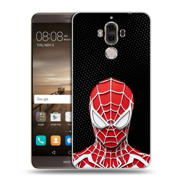 Пластиковый чехол на Huawei Mate 9 с принтом человек паук spiderman