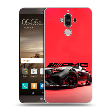 Пластиковый чехол на Huawei Mate 9 с принтом Мерседес Mercedes AMG Пластиковый чехол на Huawei Mate 9 с принтом Мерседес Mercedes AMG