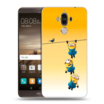 Пластиковый чехол на Huawei Mate 9 с принтом Миньоны Пластиковый чехол на Huawei Mate 9 с принтом Миньоны