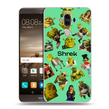 Пластиковый чехол на Huawei Mate 9 с принтом Шрек Shrek Пластиковый чехол на Huawei Mate 9 с принтом Шрек Shrek