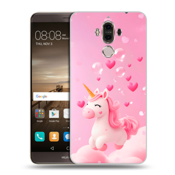 Пластиковый чехол на Huawei Mate 9 с принтом Единорог Пластиковый чехол на Huawei Mate 9 с принтом Единорог
