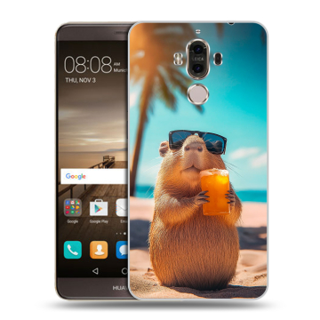 Пластиковый чехол на Huawei Mate 9 с принтом Капибара