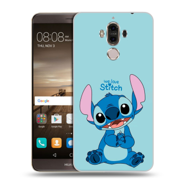 Пластиковый чехол на Huawei Mate 9 с принтом Лило и Стич