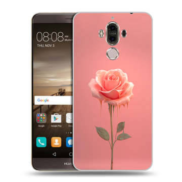 Пластиковый чехол на Huawei Mate 9 с принтом Розовая роза Пластиковый чехол на Huawei Mate 9 с принтом Розовая роза