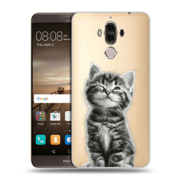 Пластиковый чехол на Huawei Mate 9 с принтом Котенок Пластиковый чехол на Huawei Mate 9 с принтом Котенок