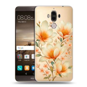 Пластиковый чехол на Huawei Mate 9 с принтом Цветы Пластиковый чехол на Huawei Mate 9 с принтом Цветы