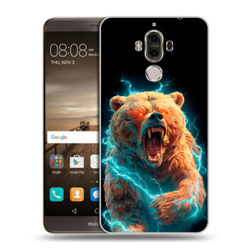 Пластиковый чехол на Huawei Mate 9 с принтом Медведь Пластиковый чехол на Huawei Mate 9 с принтом Медведь