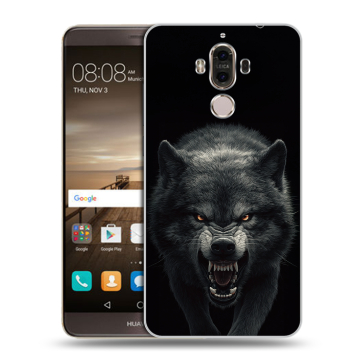 Пластиковый чехол на Huawei Mate 9 с принтом Волк Пластиковый чехол на Huawei Mate 9 с принтом Волк