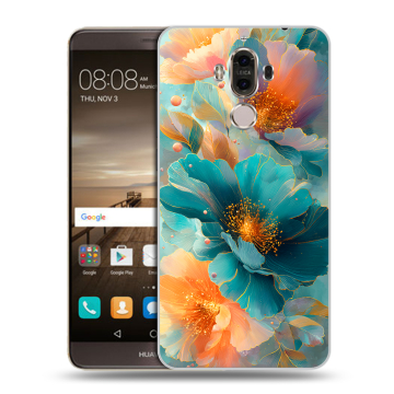 Пластиковый чехол на Huawei Mate 9 с принтом Цветы Пластиковый чехол на Huawei Mate 9 с принтом Цветы