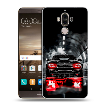 Пластиковый чехол на Huawei Mate 9 с принтом BMW БМВ