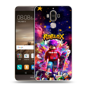 Пластиковый чехол на Huawei Mate 9 с принтом Roblox Роблокс