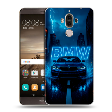 Пластиковый чехол на Huawei Mate 9 с принтом BMW БМВ Пластиковый чехол на Huawei Mate 9 с принтом BMW БМВ