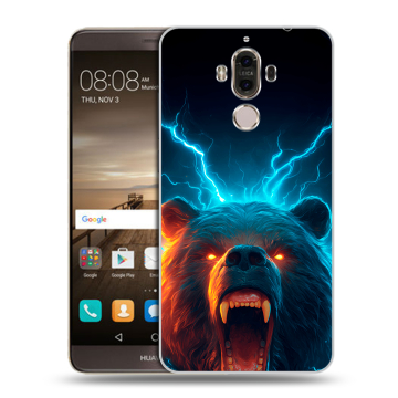 Пластиковый чехол на Huawei Mate 9 с принтом Медведь Пластиковый чехол на Huawei Mate 9 с принтом Медведь