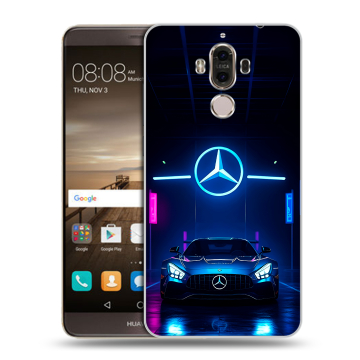 Пластиковый чехол на Huawei Mate 9 с принтом Mercedes Мерседес Пластиковый чехол на Huawei Mate 9 с принтом Mercedes Мерседес