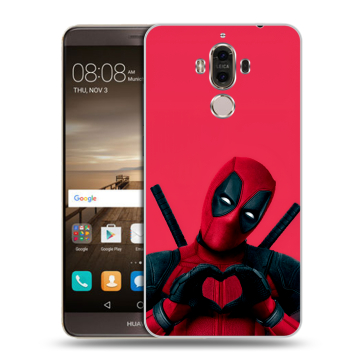 Пластиковый чехол на Huawei Mate 9 с принтом Дедпул Deadpool