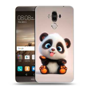 Пластиковый чехол на Huawei Mate 9 с принтом милая панда Пластиковый чехол на Huawei Mate 9 с принтом милая панда